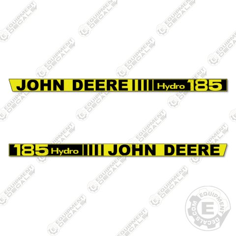 Fits John Deere 185 Hydro Decal Kit Mower