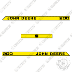 Fits John Deere 200 Decal Kit Riding Mower (OLDER)