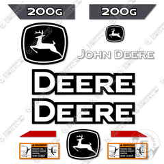 Fits John Deere 200G Excavator Decal Kit - 2021+