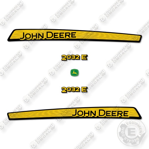 John Deere 2032E Decal Kit Tractor - Older -  Aftermarket Kit