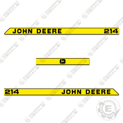 Fits John Deere 214 Decal Kit Riding Mower