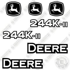 Fits John Deere 244K II Decal Kit Wheel Loader