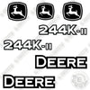 Image of Fits John Deere 244K II Decal Kit Wheel Loader