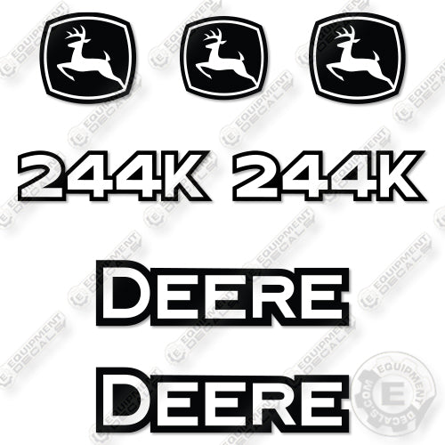 Fits John Deere 244K Decal Kit Wheel Loader