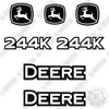Image of Fits John Deere 244K Decal Kit Wheel Loader
