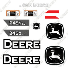 Fits John Deere 245G LC Decal Kit Excavator (New Style)