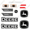 Image of Fits John Deere 245G LC Decal Kit Excavator (New Style)