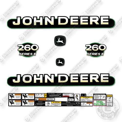John Deere 260 Series 2 Decal Kit Skid Steer- Aftermarket Kit