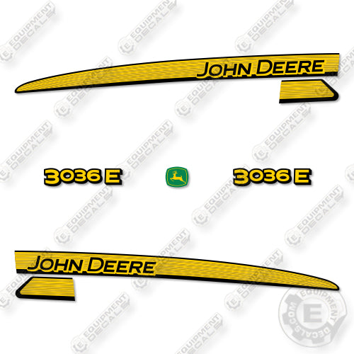 John Deere 3036E New Decal Kit Compact Tractor - Aftermarket Kit