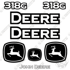 Fits John Deere 318G Decal Kit Skid Steer