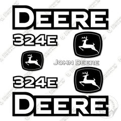 Fits John Deere 324E Decal Kit Skid Steer