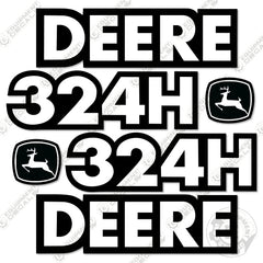 Fits John Deere 324H Decal Kit Skip Loader