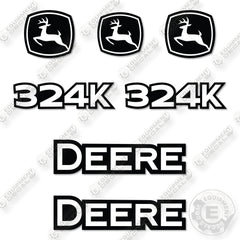 Fits John Deere 324K Decal Kit Wheel Loader