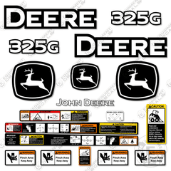 Fits John Deere 325G Decal Kit Skid Steer - PRE 2020 Version