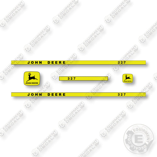 John Deere 327 Decal Kit Baler - Aftermarket Kit