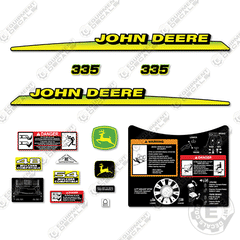 Fits John Deere 335 Decal Kit Mower