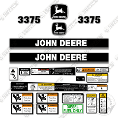 Fits John Deere 3375 Decal Kit Skid Steer