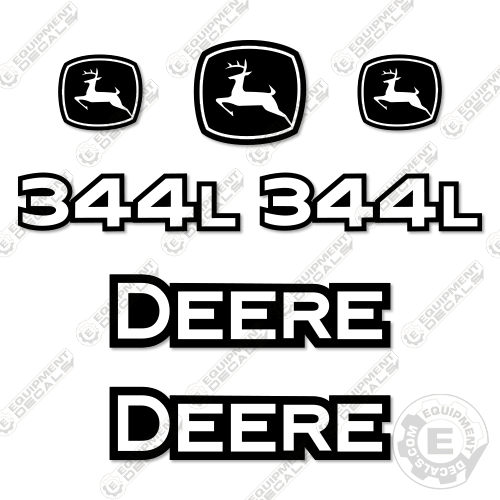 Fits John Deere 344L Decal Kit Wheel Loader