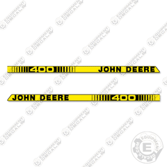 Fits John Deere 400 Riding Mower Decal Kit - Striped Version