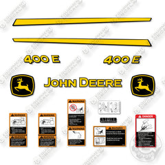 John Deere 400E Decal Kit Loader Attachment - Aftermarket Kit