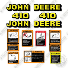 John Deere 410 Decal Kit Backhoe Loader - Aftermarket Kit
