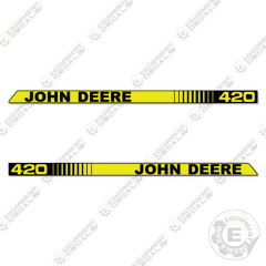 Fits John Deere 420 Riding Mower Decal Kit