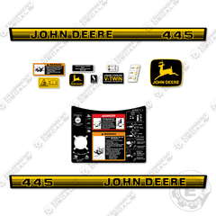 Fits John Deere 445 Decal Kit Riding Mower