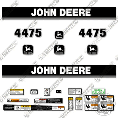 Fits John Deere 4475 Decal Kit Skid Steer