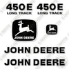 Image of John Deere 450E Decal Kit Crawler Dozer - Aftermarket Kit