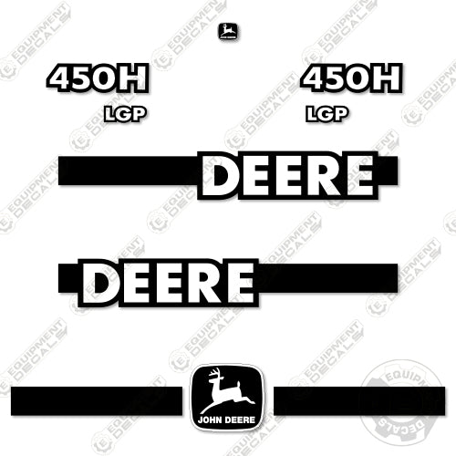 Fits John Deere 450H LGP Decal Kit Dozer (1999-2001)