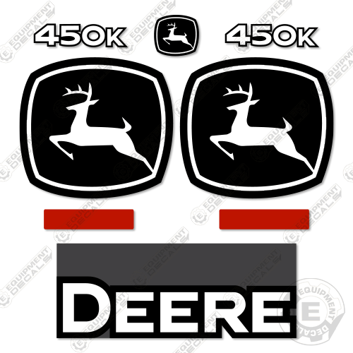 Fits John Deere 450K Decal Kit Dozer Crawler (2021+)