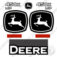 Fits John Deere 450K LGP Decal Kit Dozer Crawler (2021+)