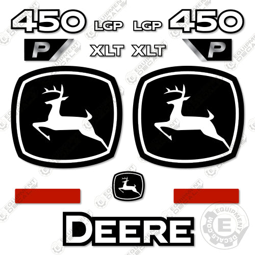 John Deere 450P Decal Kit Crawler Dozer - Aftermarket Kit
