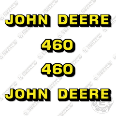 Fits John Deere 460 Decal Kit Loader Attachment
