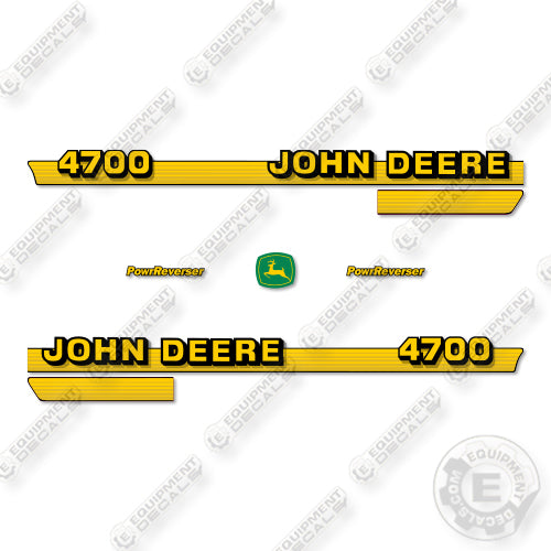 John Deere 4700 Decal Kit Tractor- Aftermarket Kit