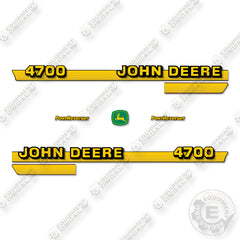 John Deere 4700 Decal Kit Tractor- Aftermarket Kit