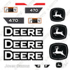 Image of Fits John Deere 470 P-Tier Decal Kit Excavator