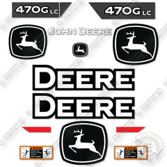 Fits John Deere 470G LC New Style Decal Kit Excavator