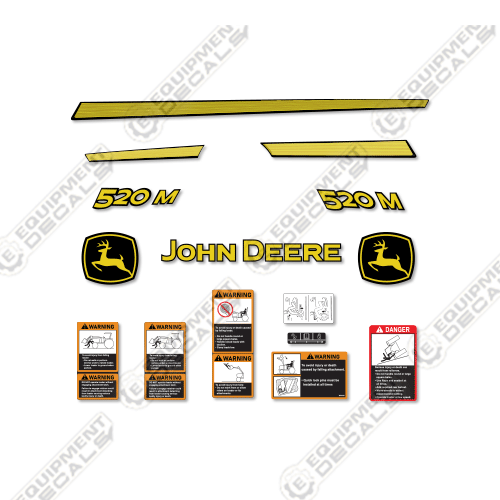 Fits John Deere 520M Decal Kit Front End Loader Attachment