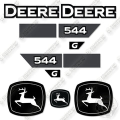 Fits John Deere 544G New Style Decal Kit Wheel Loader
