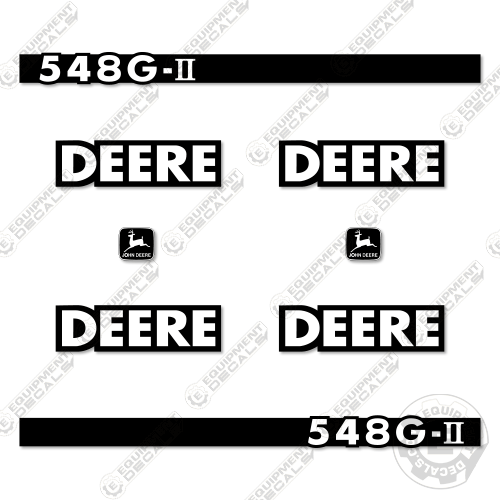 Fits John Deere 548G-2 Decal Kit Skidder