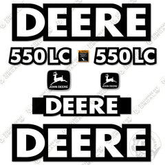 Fits John Deere 550LC Decal Kit Excavator