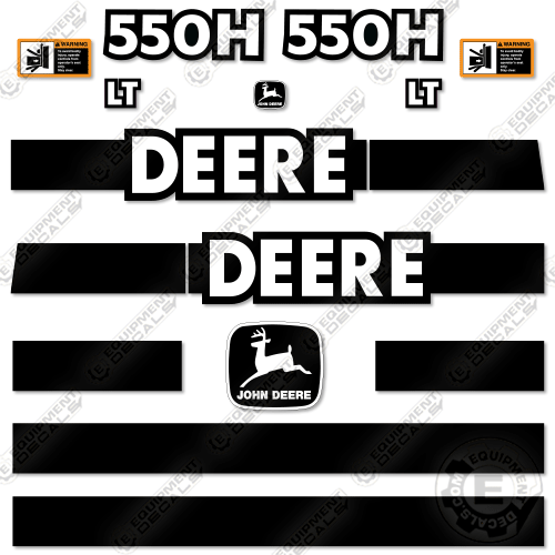 Fits John Deere 550H LT Decal Kit Dozer (1999-2001)