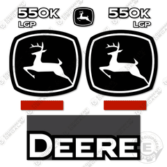 Fits John Deere 550K LGP Decal Kit Dozer Crawler (2021+)