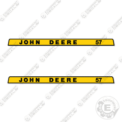 Fits John Deere 57 Riding Mower Decal Kit