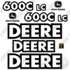 Image of Fits John Deere 600LC Decal Kit Excavator