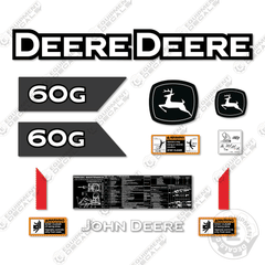 Fits John Deere 60G Decal Kit Excavator - 2021+