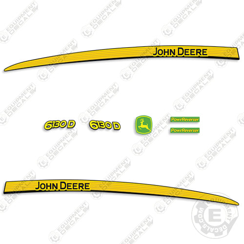 Fits John Deere 6130D Decal Kit Tractor