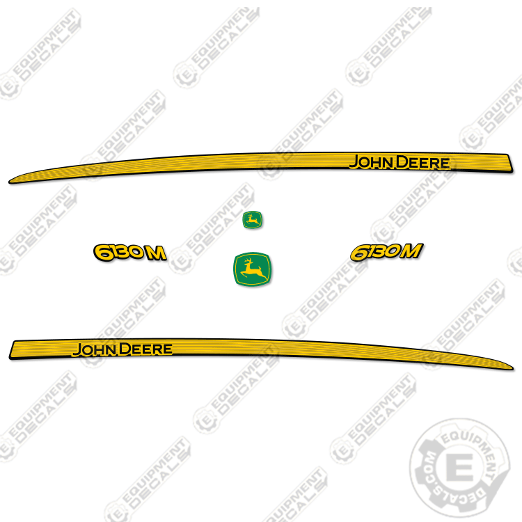 Fits John Deere 6130M Decal Kit Tractor