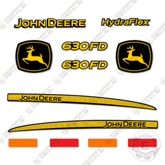 Fits John Deere 630FD Decal Kit Flex Head